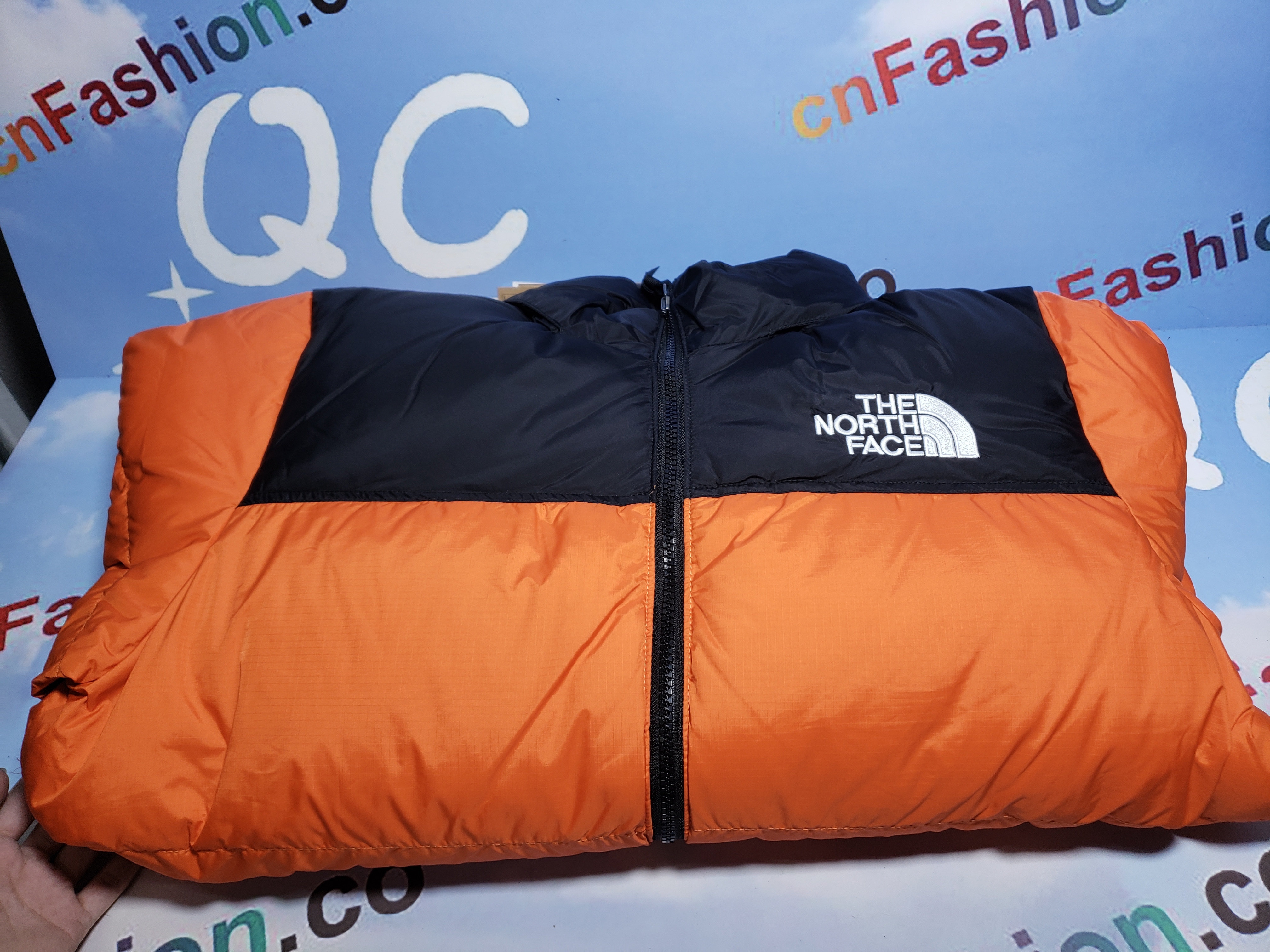 clothes - PKGoden The North Face 1996 Splicing Orange