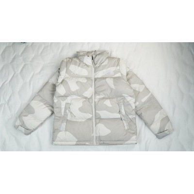 clothes - PKGoden The North Face x KAWS Retro 1996 Nuptse Jacket Moonlight Ivory 01