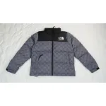 clothes - PKGoden The North Face Splicing White And Grey