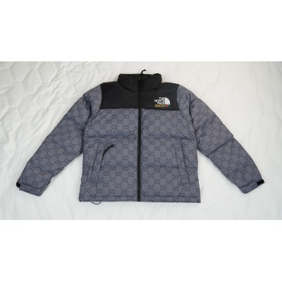 clothes - PKGoden The North Face Splicing White And Grey 01
