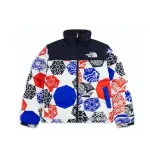 clothes - PKGoden The North Face 1996 Retro Nuptse IC Geo Print Jacket Blue