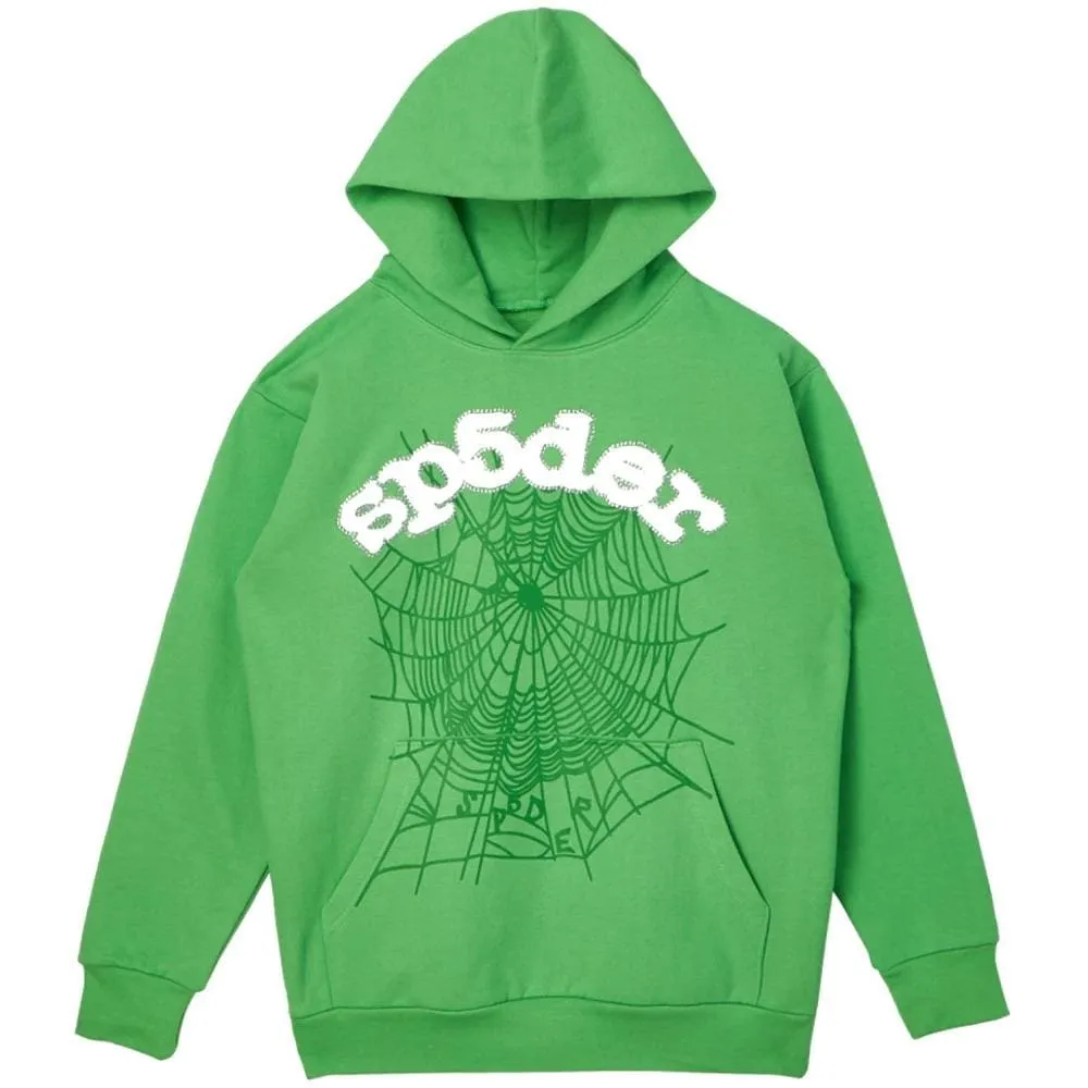 SP5DER Web Hoodie Slime Green