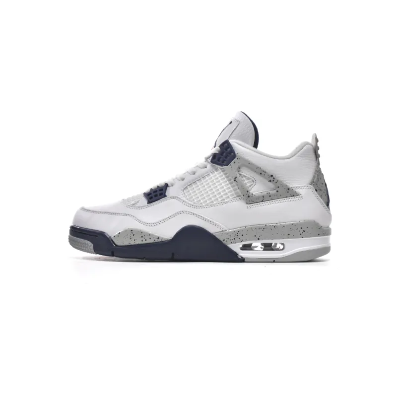 PKGoden Jordan 4 Retro White Midnight Navy,DH6927-140