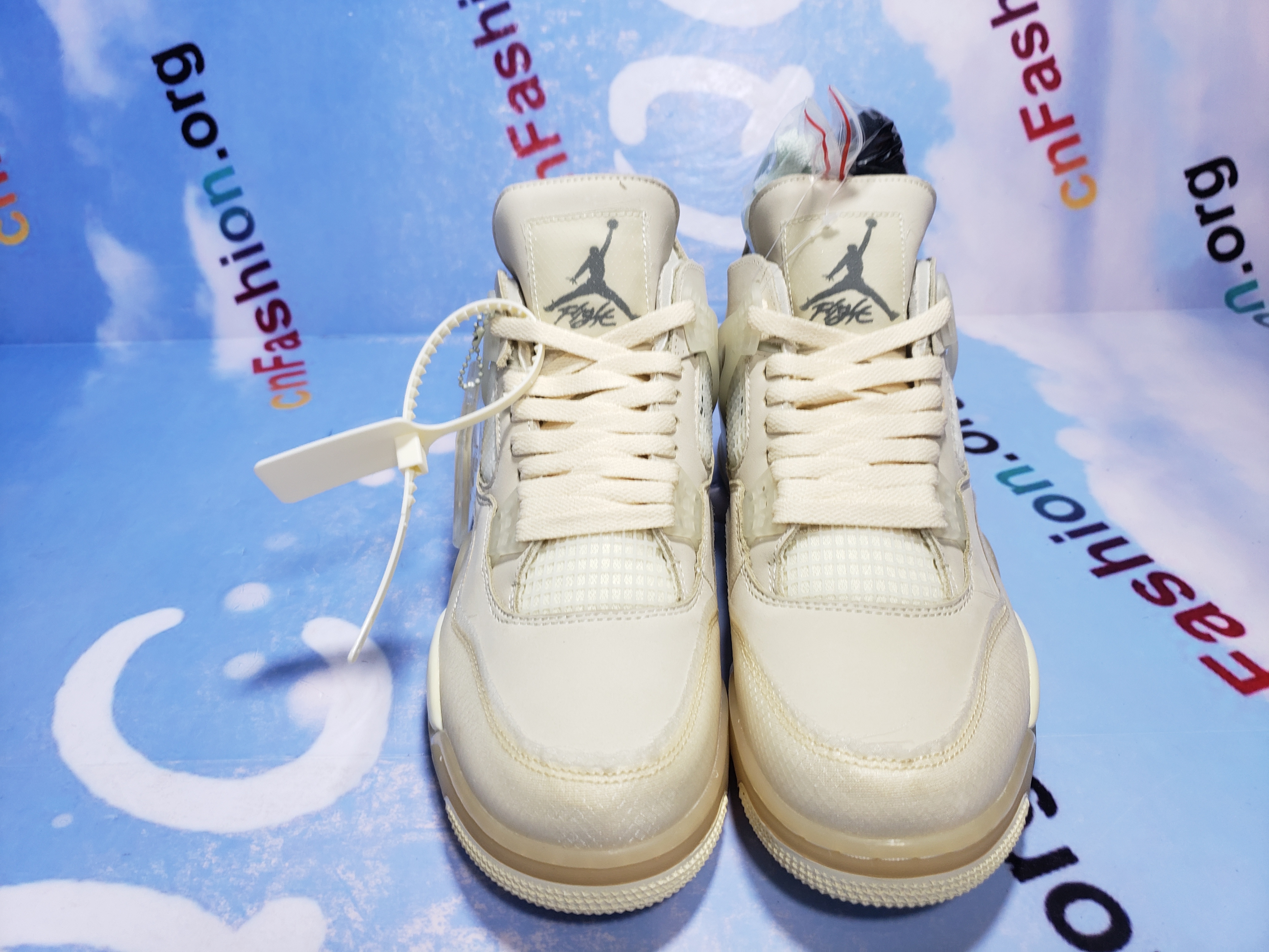 PKGoden Jordan 4 Retro Off-White Sail,CV9388-100