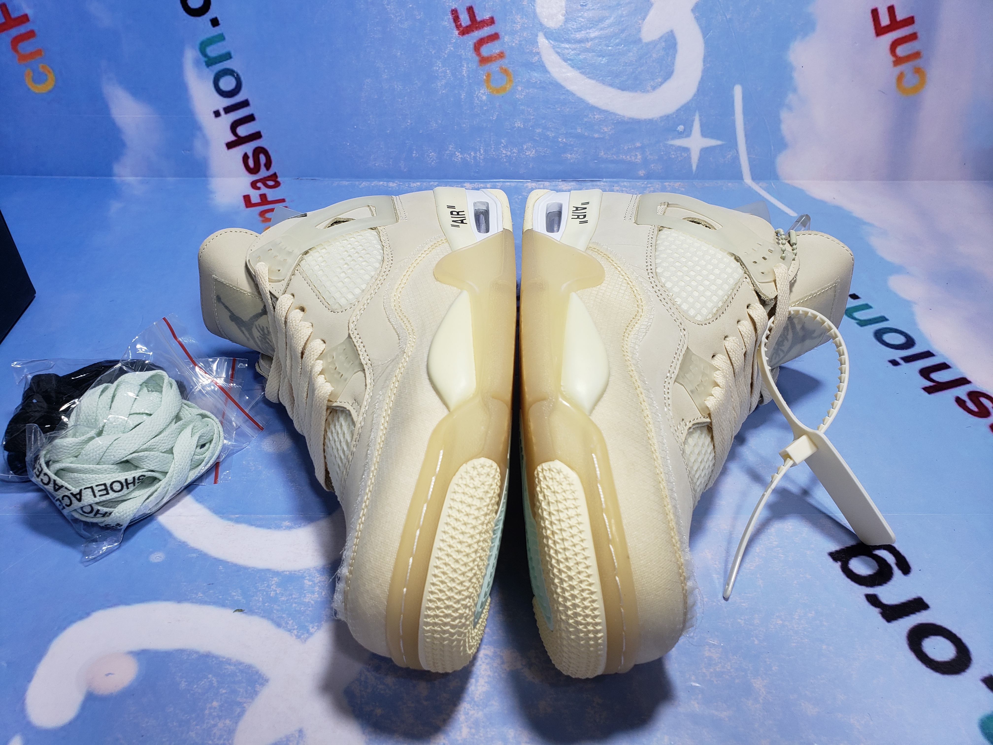 PKGoden Jordan 4 Retro Off-White Sail,CV9388-100
