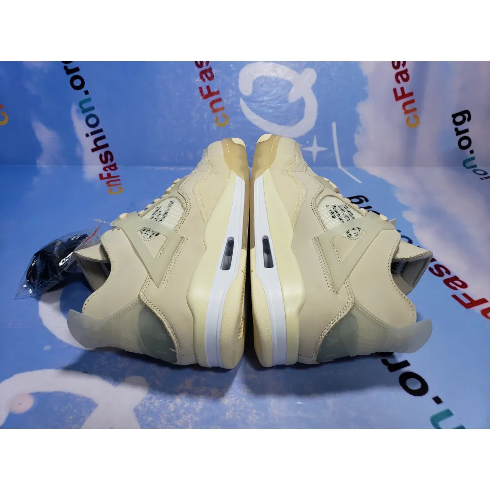 PKGoden Jordan 4 Retro Off-White Sail,CV9388-100