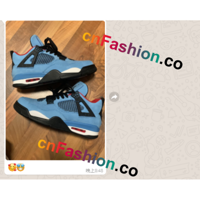 PKGoden Air Jordan 4 Retro Travis Scott Cactus Jack,308497-406 02