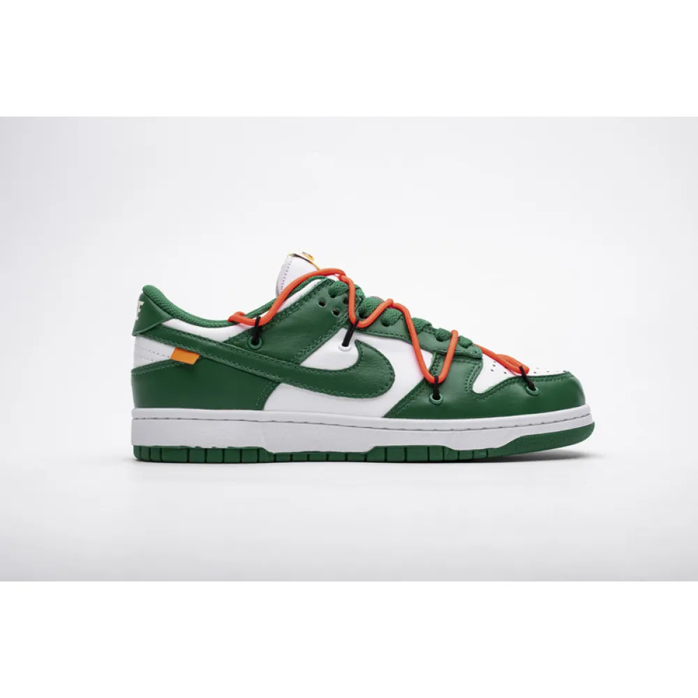 PK GOD Dunk Low Off-White Pine Green