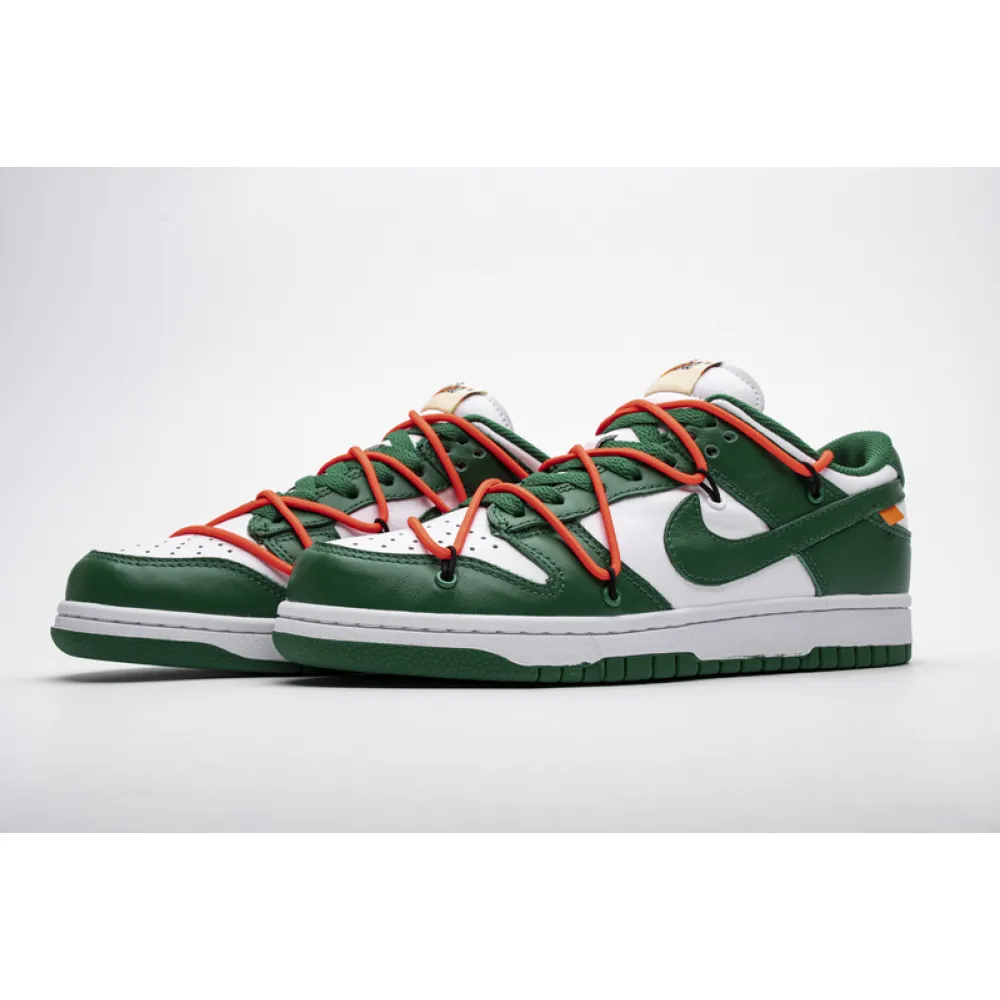 PK GOD Dunk Low Off-White Pine Green