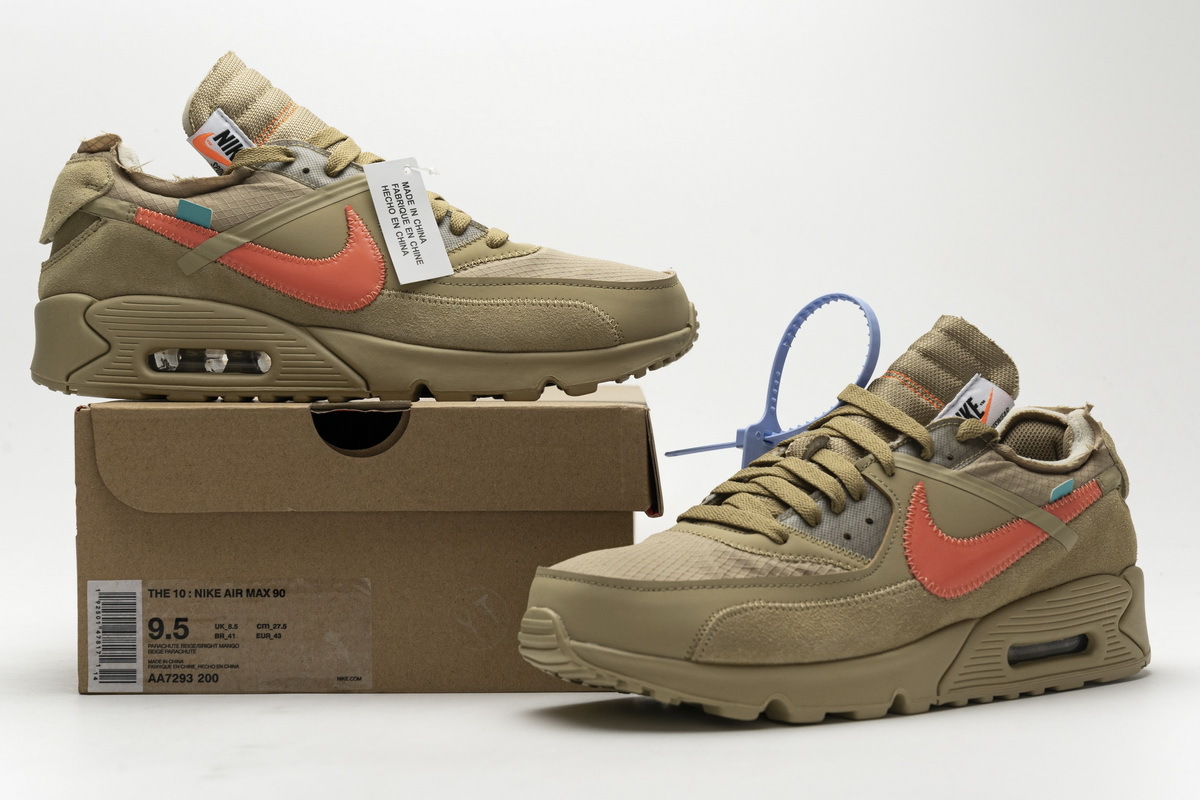 PK GOD Air Max 90 OFF-WHITE Desert Ore