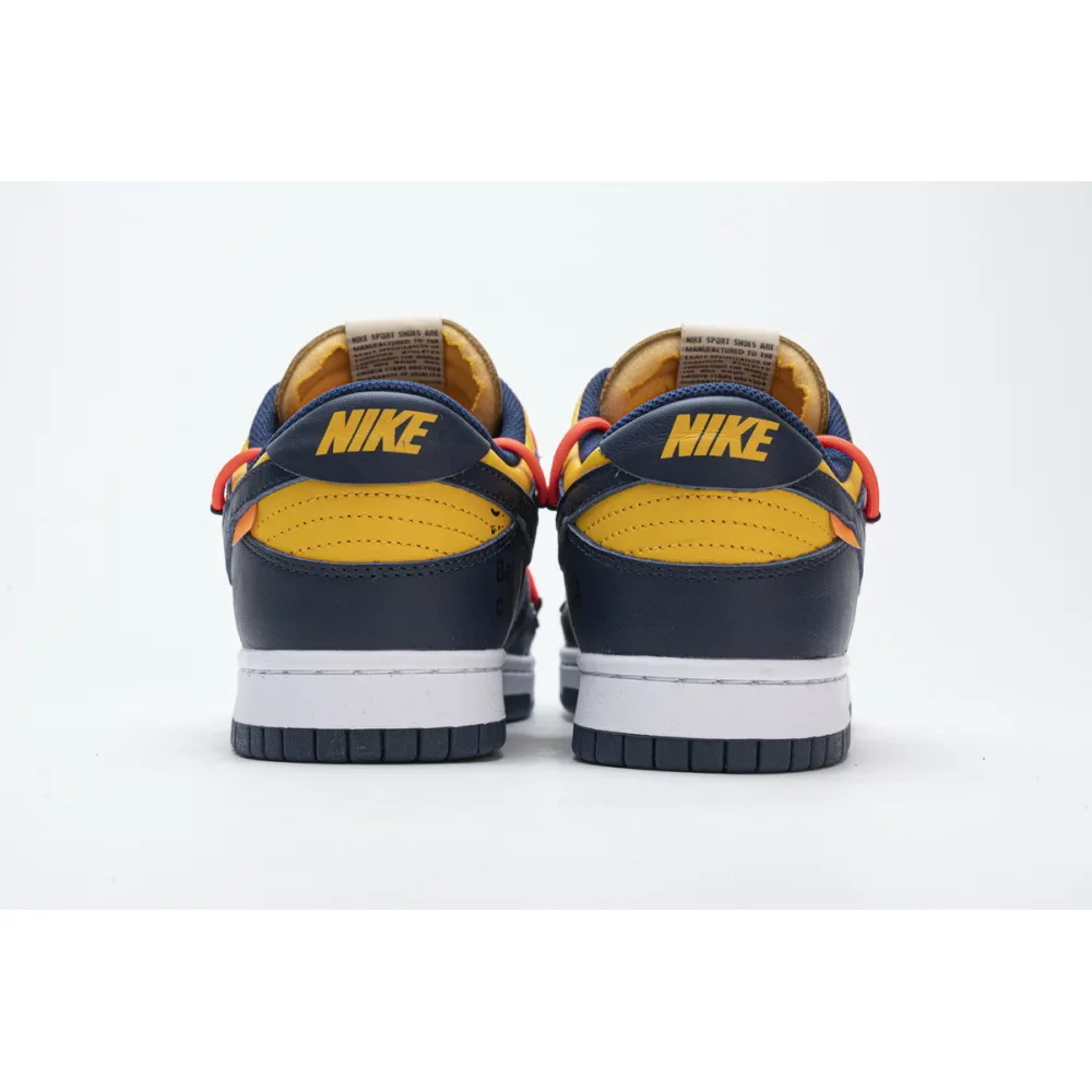 OG Dunk Low Off-White University Gold Midnight Navy,CT0856-700