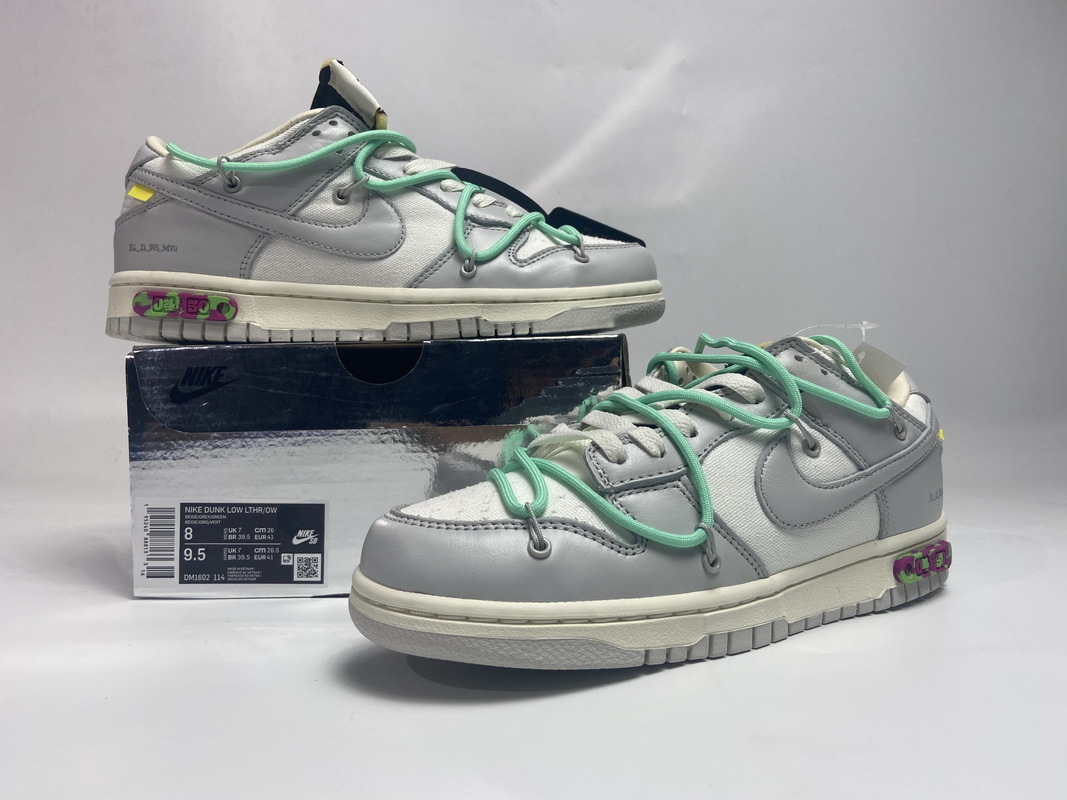 PKGoden Dunk Low Off-White Lot 4,DM1602-114