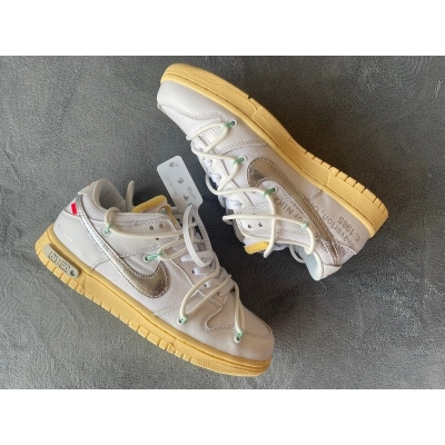 PKGoden Dunk Low Off-White Lot 1,DM1602-127 02