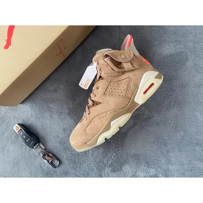 PKGoden Jordan 6 Retro Travis Scott British Khaki 02
