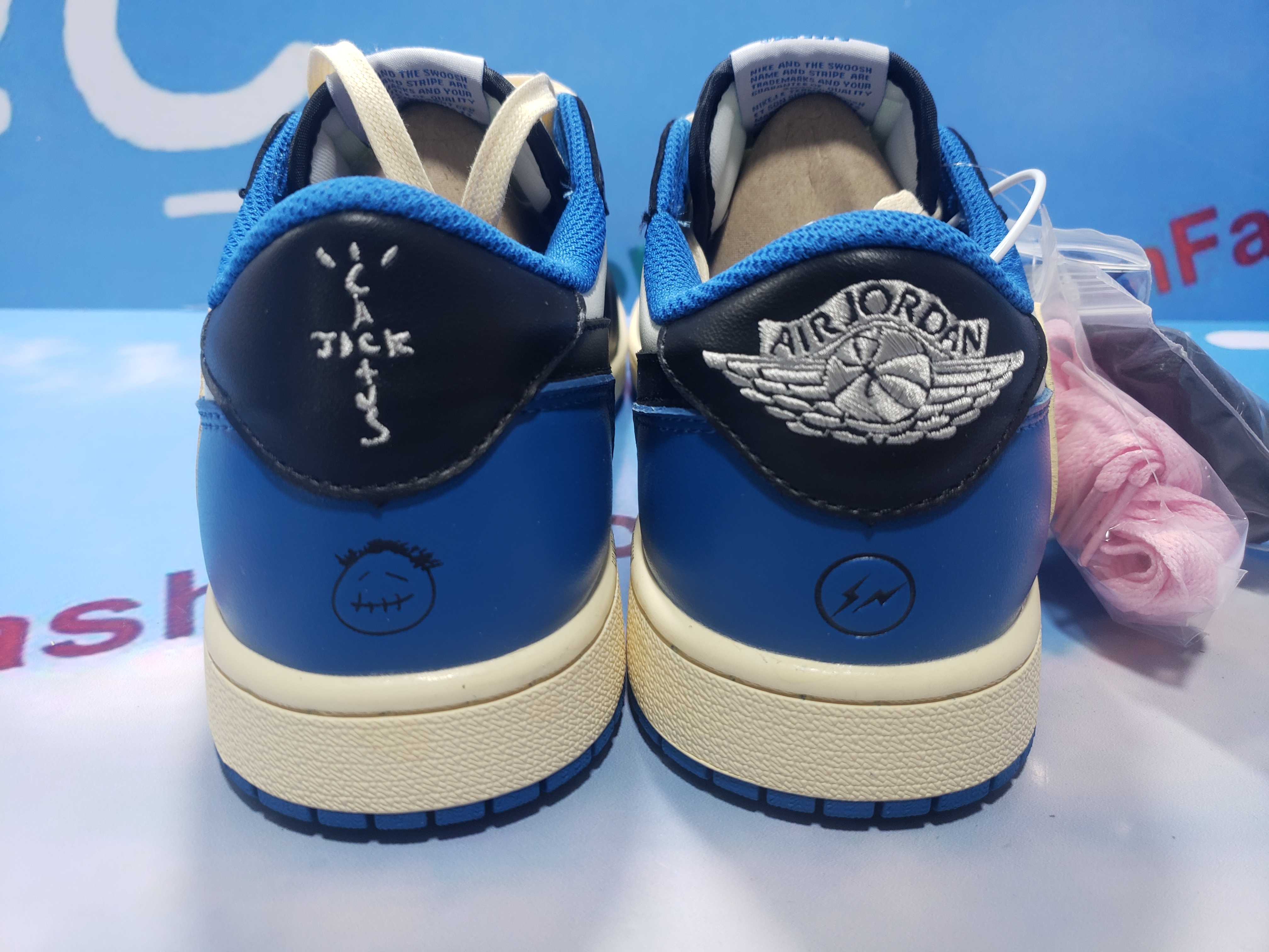 PKGoden Air Jordan 1 Low Travis Scott x Fragment Design,DM7866-140