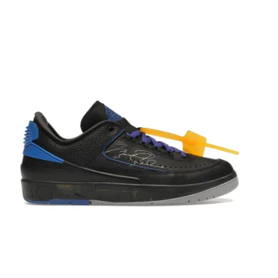 PKGoden Jordan 2 Retro Low SP Off-White Black Blue ,DJ4375-004 01