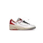 PKGoden Jordan 2 Retro Low SP Off-White White Red ,DJ4375-106
