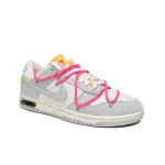 PKGoden Dunk Low Off-White Lot 17，DJ0950-117