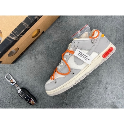 PKGoden Dunk Low Off-White Lot 44,DM1602-104 02