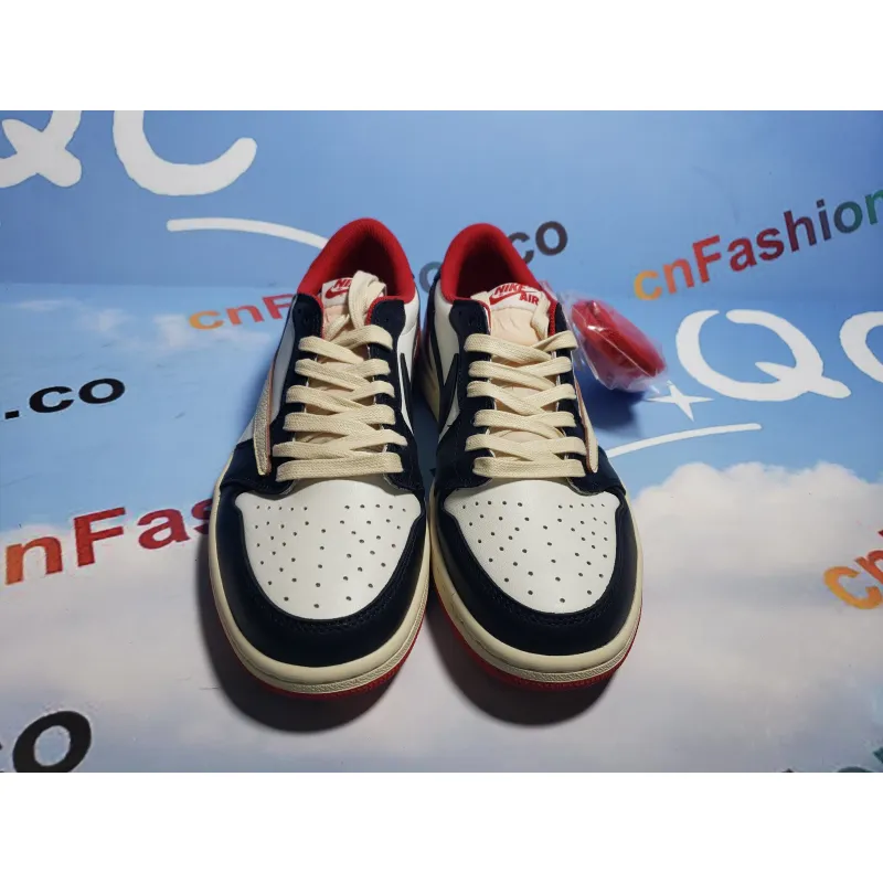 PKGoden Jordan 1 Low Black Red x Travis Scott, DM7866-166