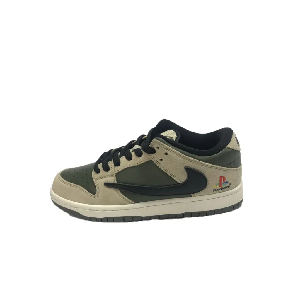 PKGoden Dunk Low SP Travis Scott PlayStation Beige Green,CU1726-100