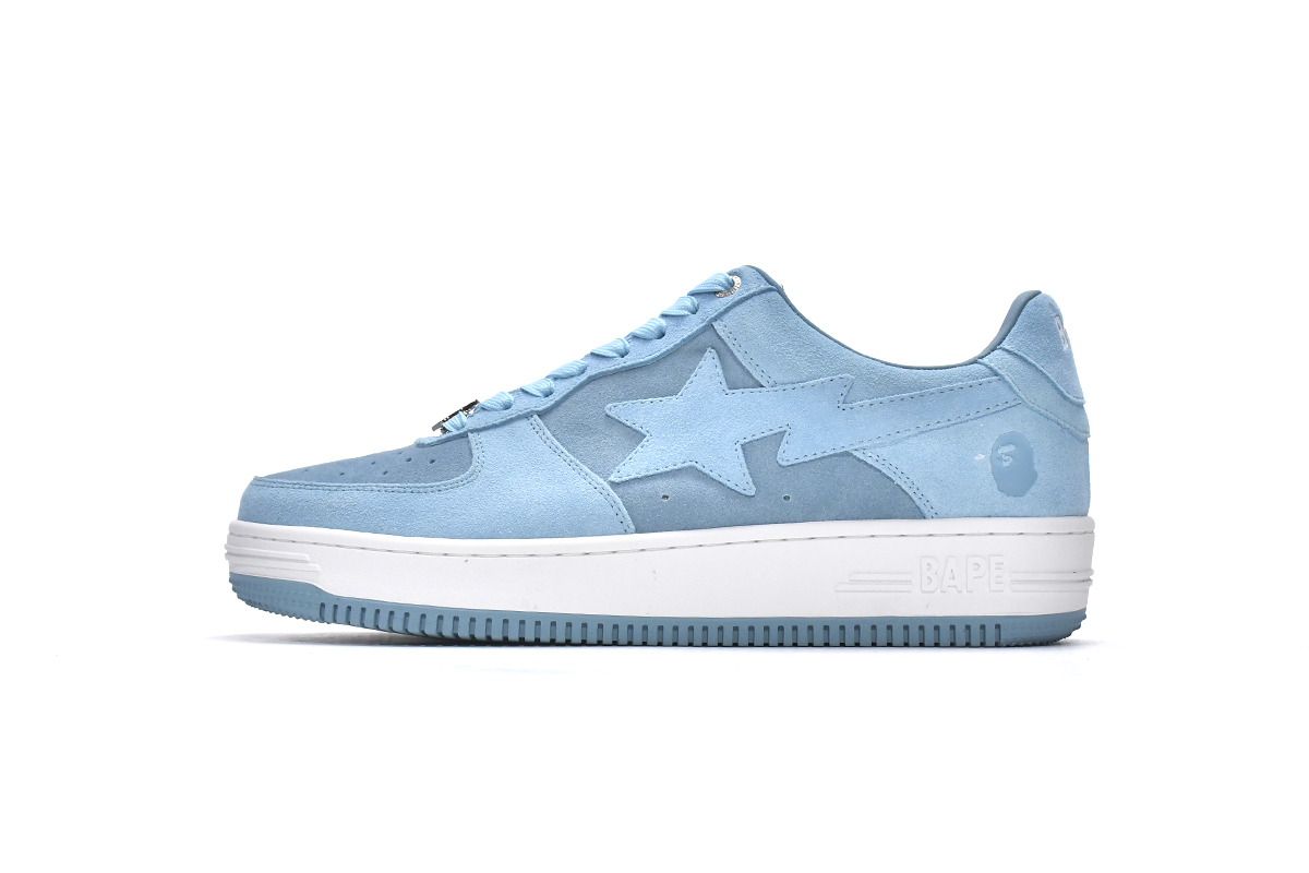 PKGoden A Bathing Ape Bape Sta Low Morandi Blue,1G70-109-0008