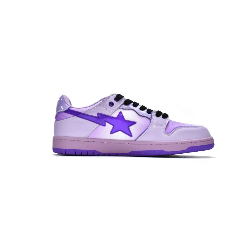 PKGoden A Bathing Ape Bape Sta Low Gradient Purple,1G70-109-0023