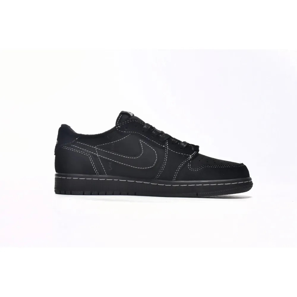 PKGoden Jordan 1 Low Black Phantom Travis Scott,DM7866-001