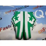 BMLin A Bathing Ape Bape Sta Low White Green 1H70-191-001