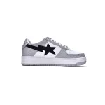 BMLin A Bathing Ape Bape Sta Low White Grey   1H70-191-002