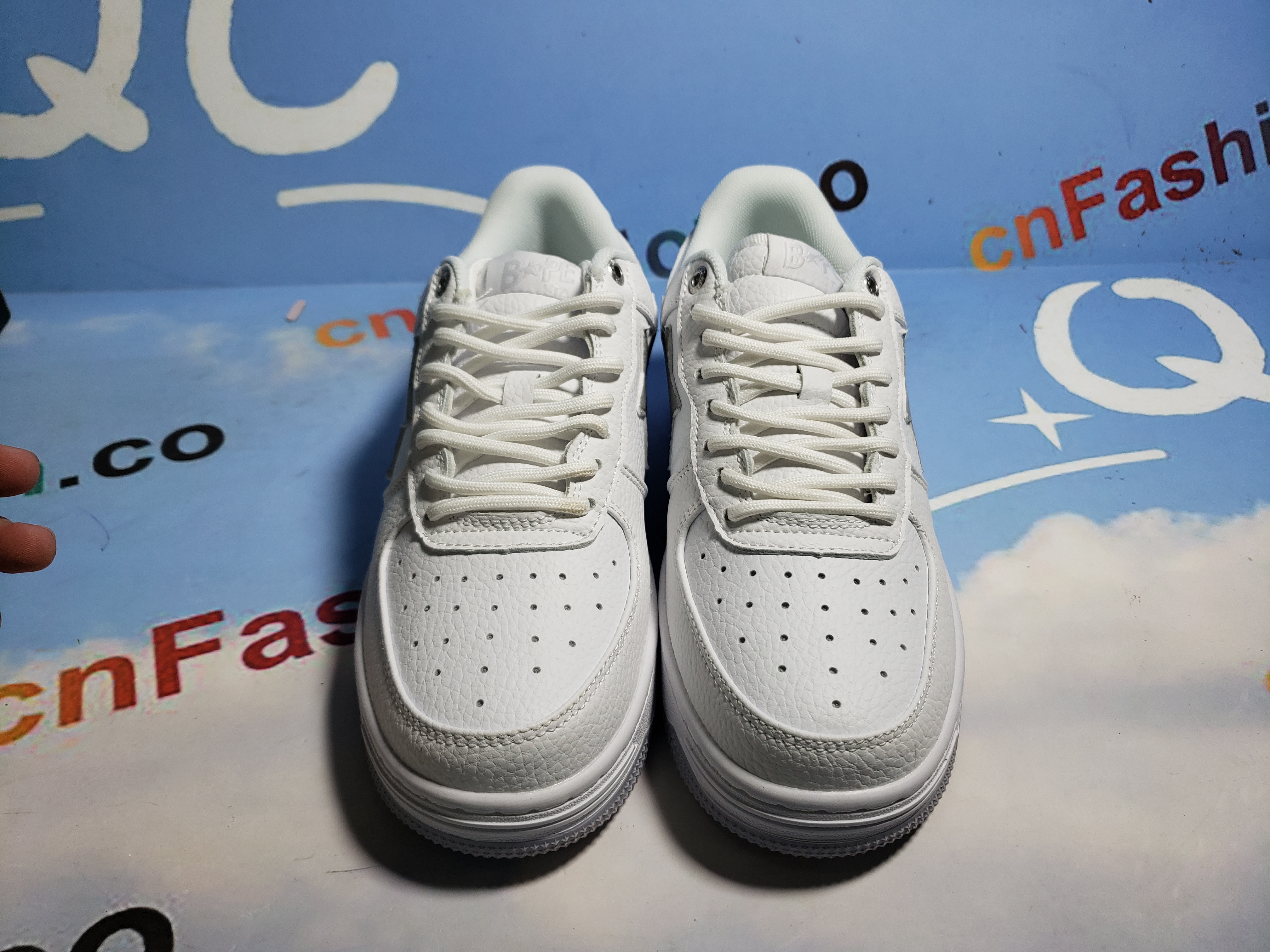 BMLin A Bathing Ape Bape Sta Low White Grey,1H73-191-921