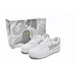 BMLin A Bathing Ape Bape Sta Low White Grey,1H73-191-921