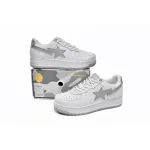 BMLin A Bathing Ape Bape Sta Low White Grey,1H73-191-921