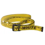 Off-White Industrial Belt Yellow/Black（Free Shipping）