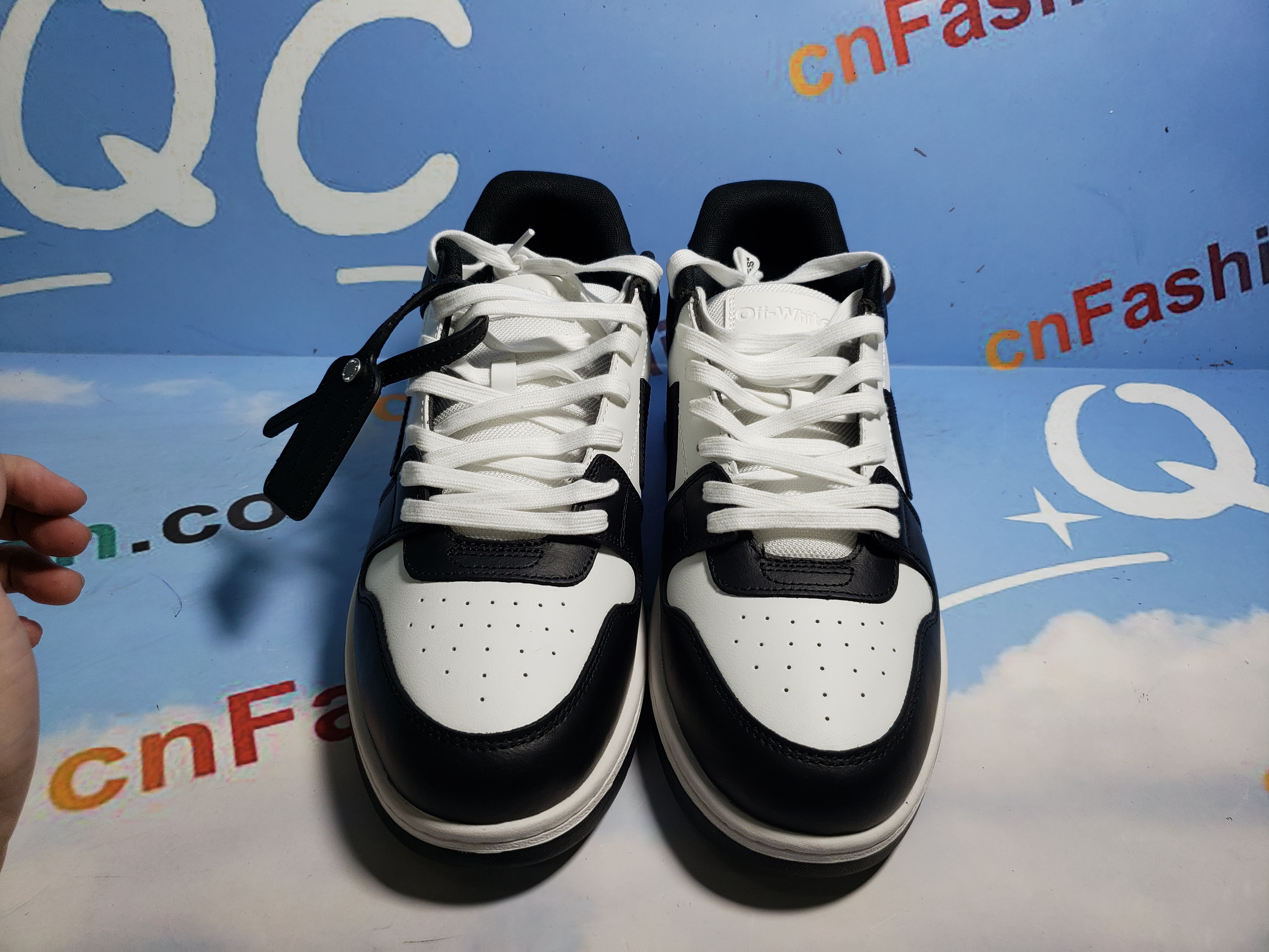 PKGoden OFF-WHITE Out Of Office Black And White,OMIA189 C99LEA00 11004