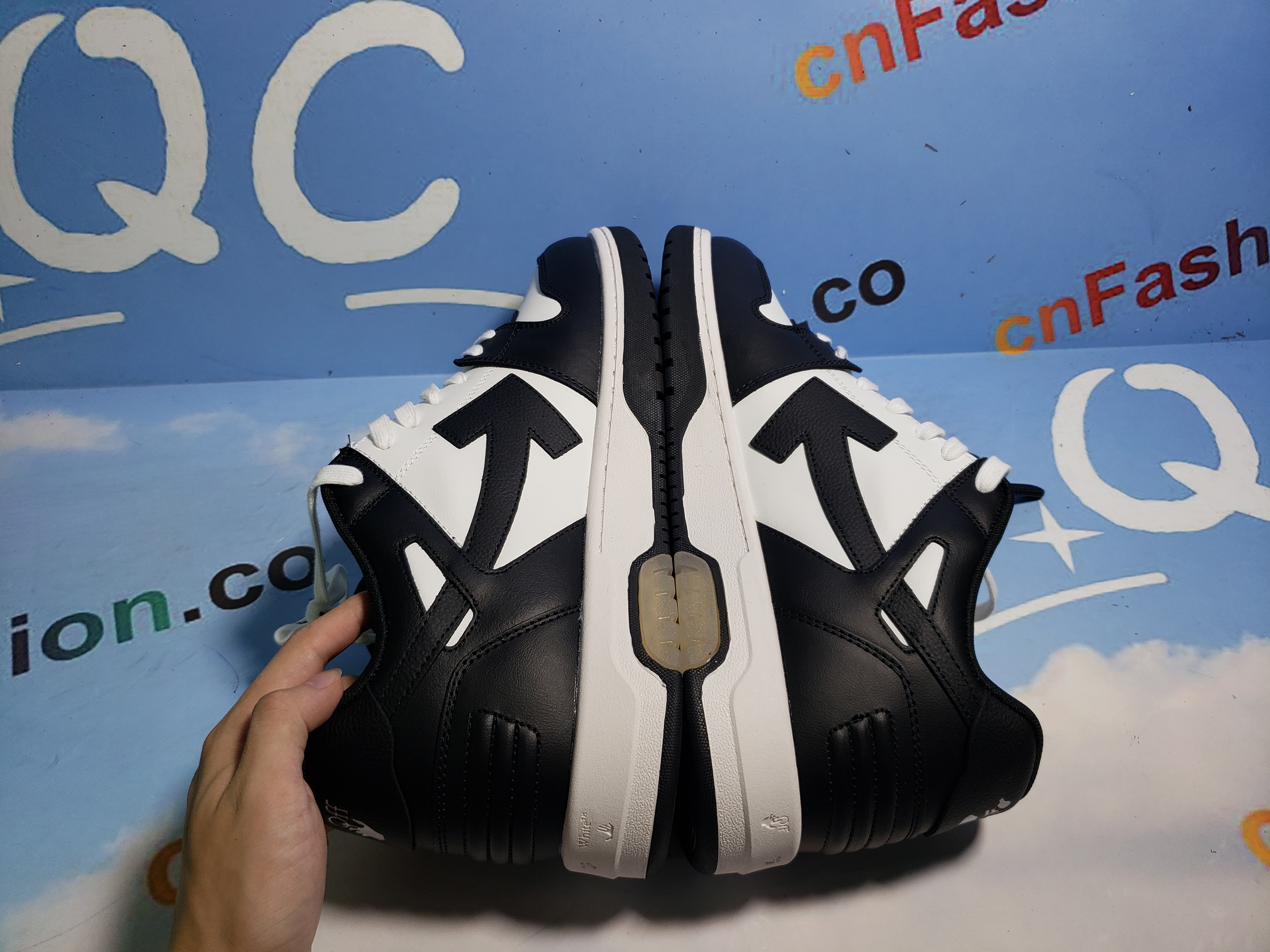 PKGoden OFF-WHITE Out Of Office Black And White,OMIA189 C99LEA00 11004