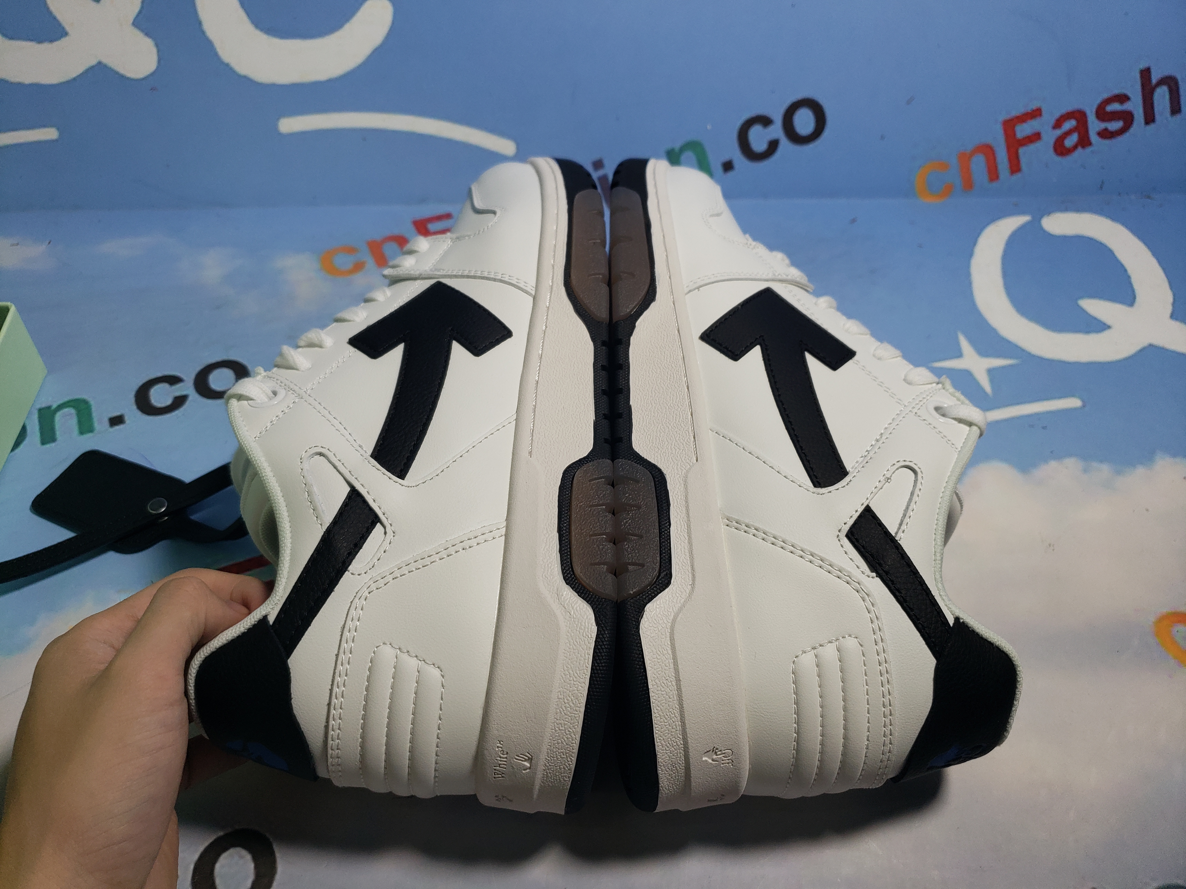 PKGoden OFF-WHITE Out Of Office White Black,OMIA189 C99LEA00 40110