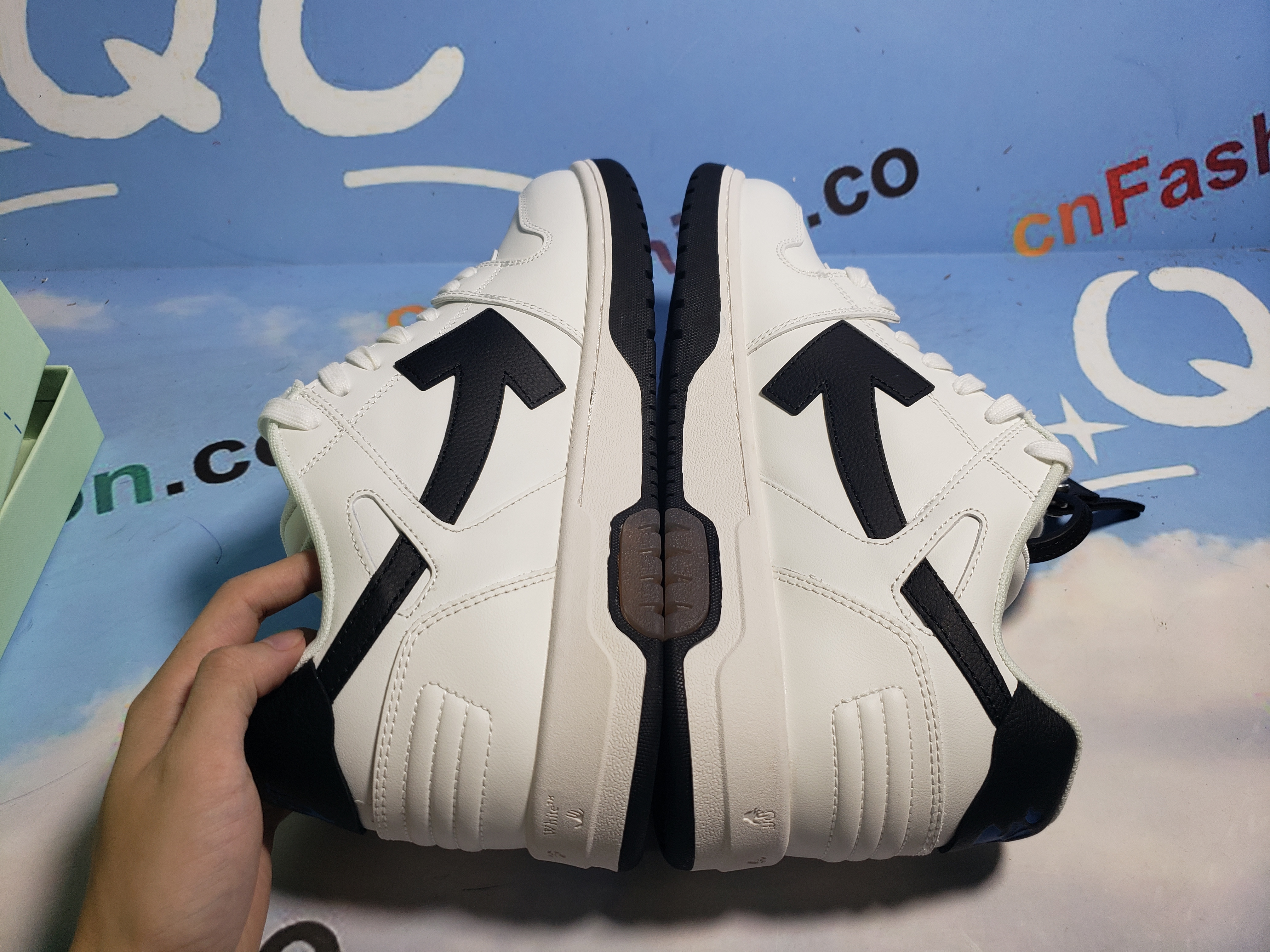 PKGoden OFF-WHITE Out Of Office White Black,OMIA189 C99LEA00 40110