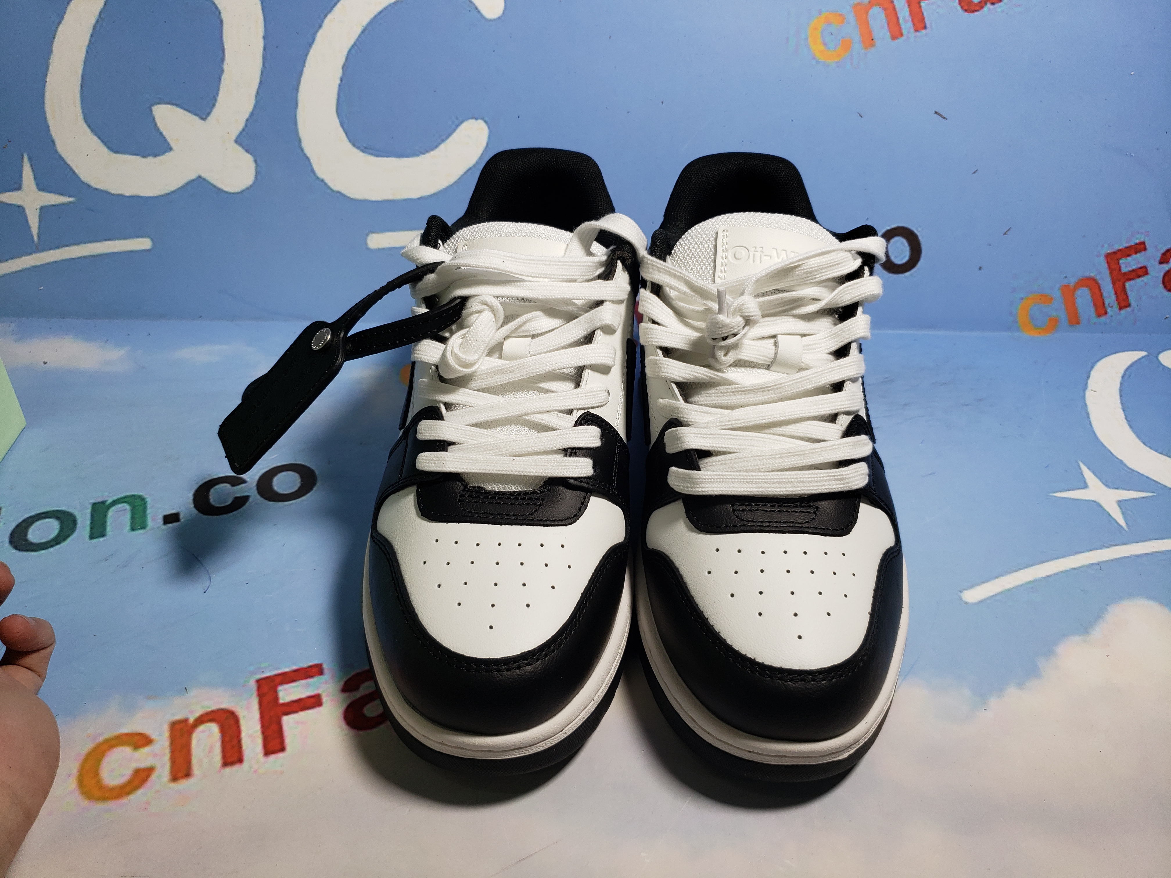 PKGoden OFF-WHITE Out Of Office Black And White Pandas,OWIA259F 21LEA001 0107