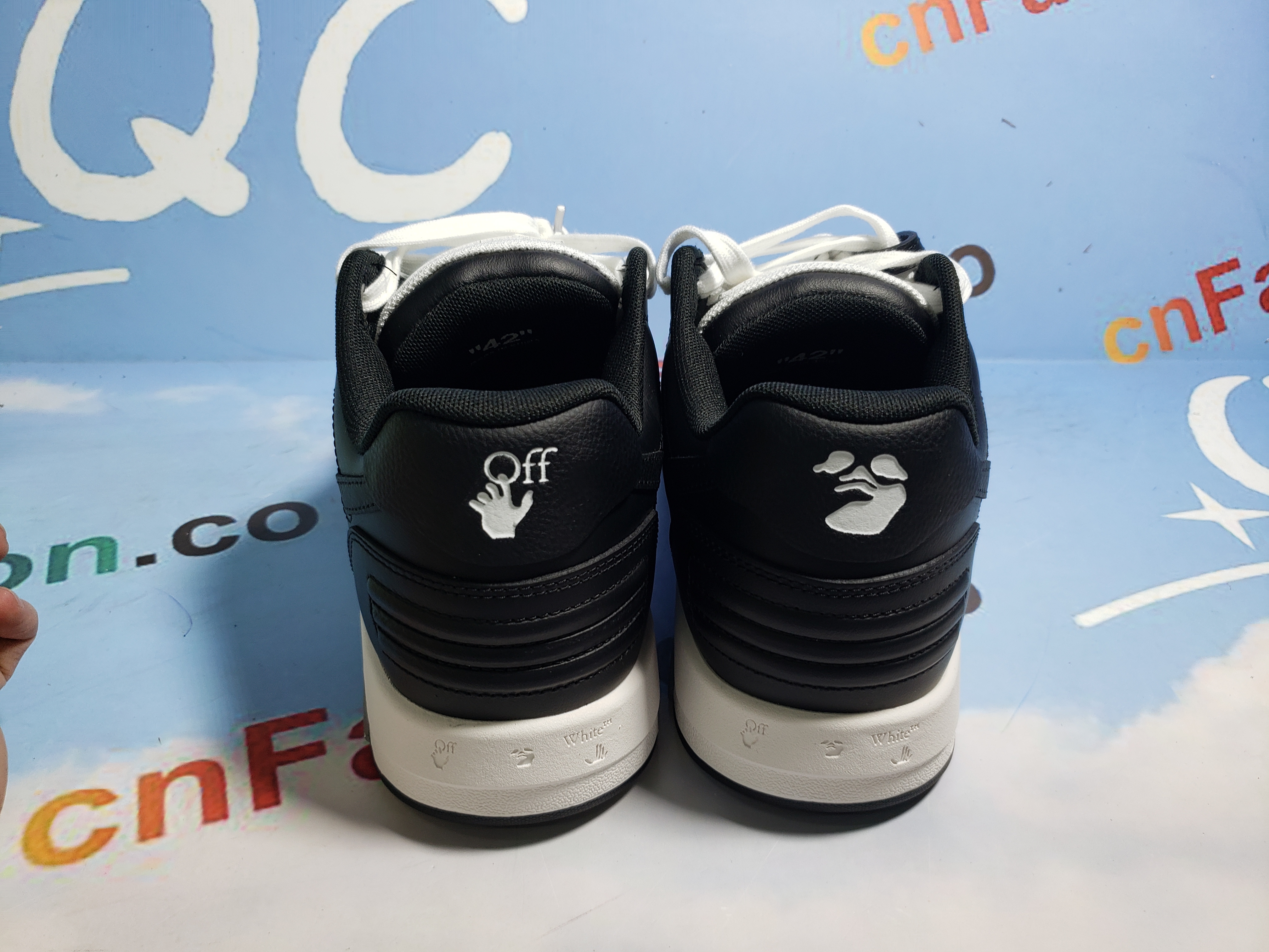 PKGoden OFF-WHITE Out Of Office Black And White Pandas,OWIA259F 21LEA001 0107
