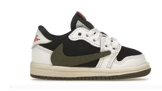 Jordan 1 kids shoes | Jordan 1 Retro Low OG SP Travis Scott Olive (TD). DZ5908-106