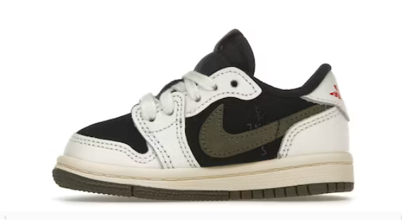 Jordan 1 kids shoes | Jordan 1 Retro Low OG SP Travis Scott Olive (TD). DZ5908-106