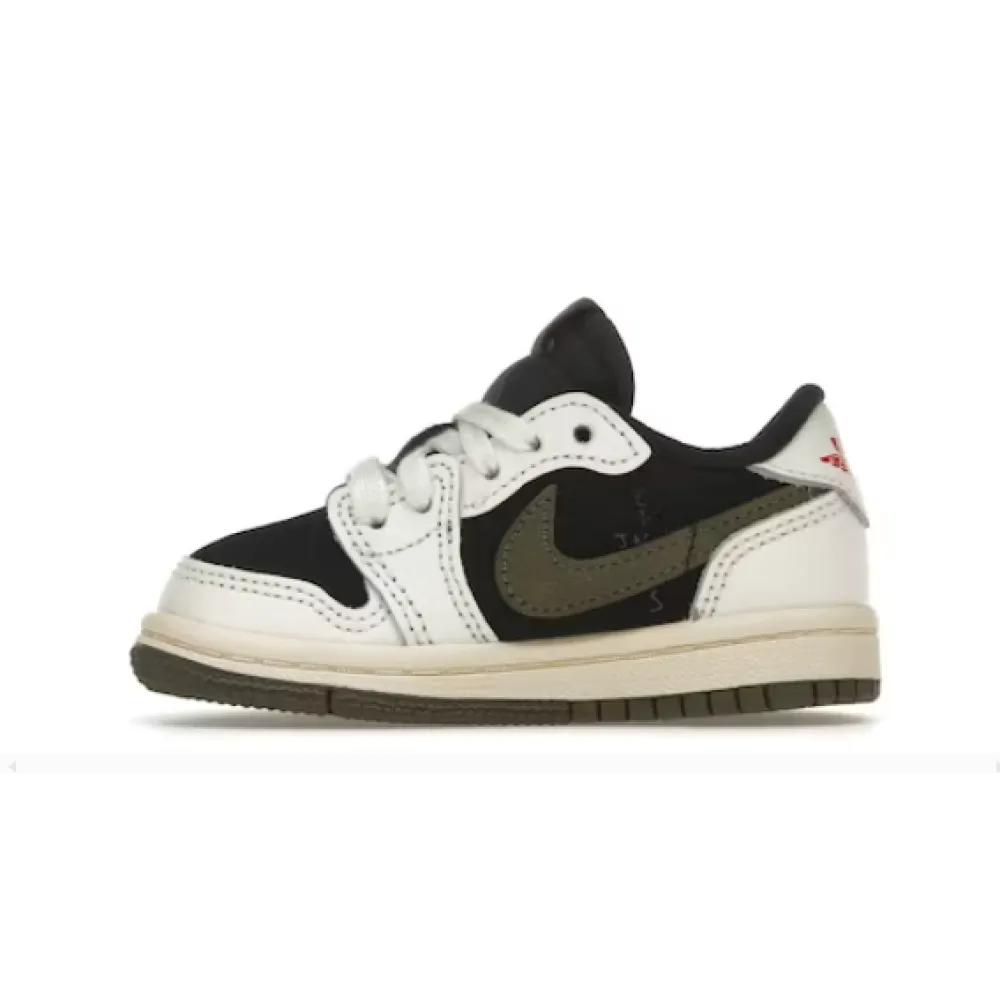 Jordan 1 kids shoes | Jordan 1 Retro Low OG SP Travis Scott Olive (TD). DZ5908-106