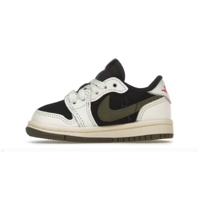 Jordan 1 kids shoes | Jordan 1 Retro Low OG SP Travis Scott Olive (TD). DZ5908-106 02