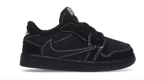 Jordan 1 kids shoes | Jordan 1 Retro Low OG SP Travis Scott Black Phantom (TD), DO5441-001