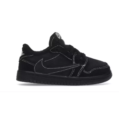 Jordan 1 kids shoes | Jordan 1 Retro Low OG SP Travis Scott Black Phantom (TD), DO5441-001 01