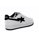 BMLIN A Bathing Ape Bape Sta Low White And Black Tick,1173-191-912
