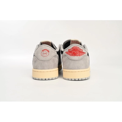 PKGoden Jordan 1 x Travis Scott Low White Grey Low Gang,DM7866-010 02