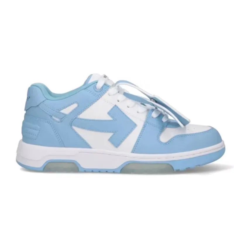 PKGoden OFF-WHITE Out Of Calf Leather White Baby Blue, OMIA189C99-LEA007-0140