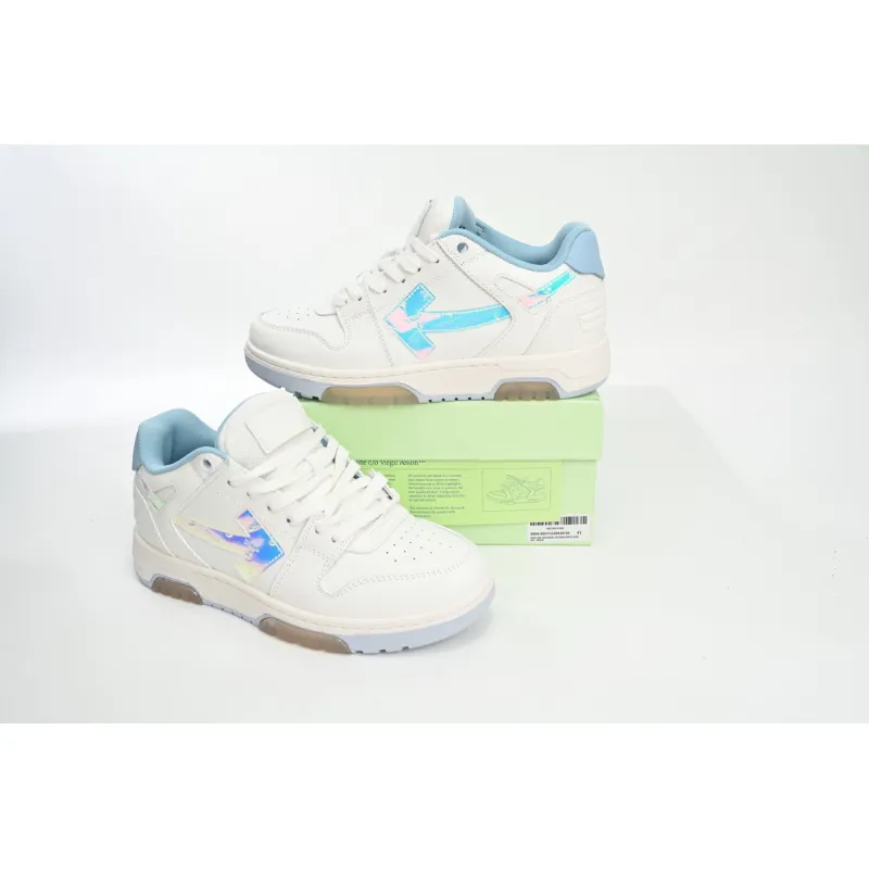 PKGoden OFF-WHITE Out Of Office Blue White Blue Discoloration, OMIA189S 21LEA0030 0180
